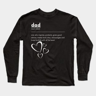 Cute dad t-shirt | Loving dad | Fatherhood | Gift for dad Long Sleeve T-Shirt